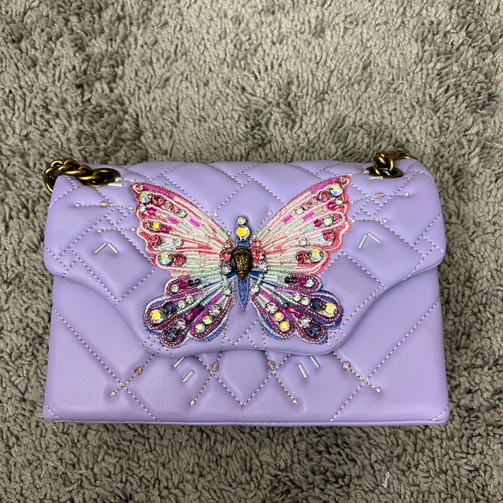 Kurt Geiger Butterfly Embellished Quilted Bag